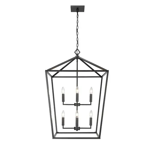 3335 Matte Black Pendant