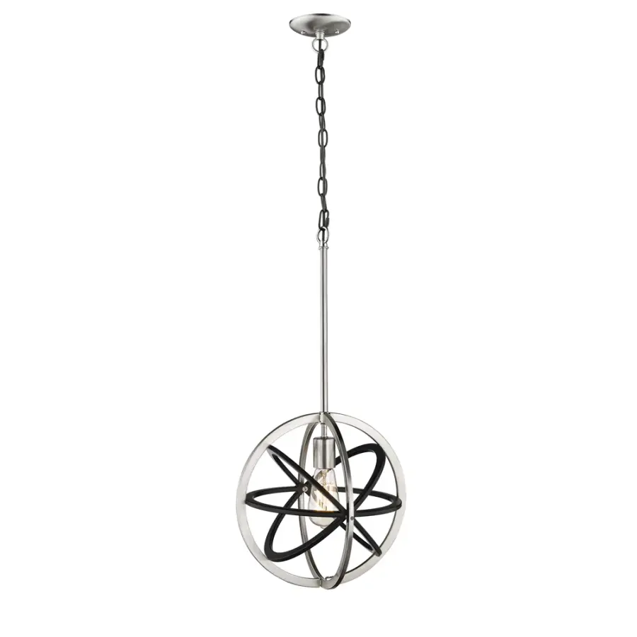 3395 Brushed Nickel Pendant Light