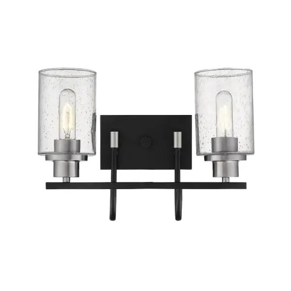 The 3512 vanity light combines clean lines with a brushed nickel finish, offering a sophisticated lighting solution for contemporary bathrooms. Its transitional design adapts to various decor styles.