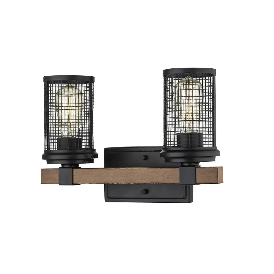3532 Bath Vanity Light in Matte Black
