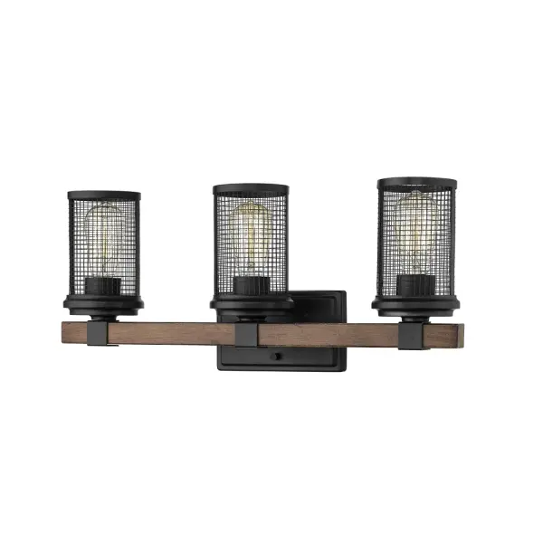 This sleek vanity light combines matte black finish with white glass for a sophisticated bathroom lighting solution. Perfect for modern and contemporary spaces seeking clean, minimalist aesthetics.