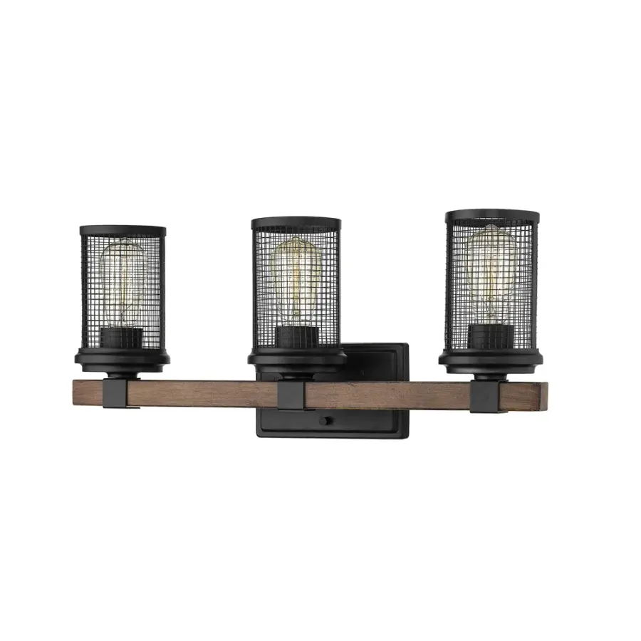 3533 Bath Vanity Light in Matte Black