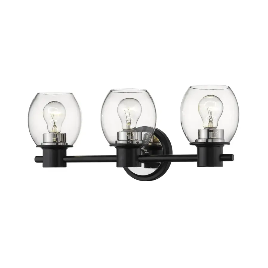 3553 Bath Vanity Light in Matte Black