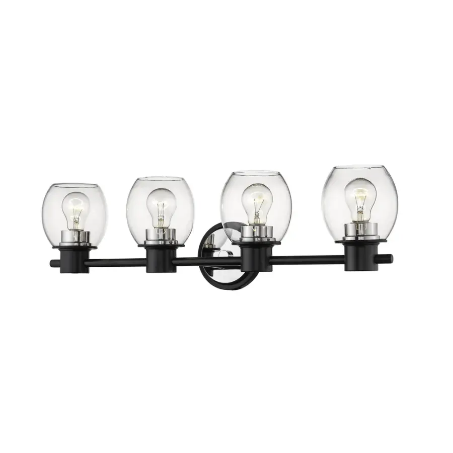 3554 Bath Vanity Light in Matte Black