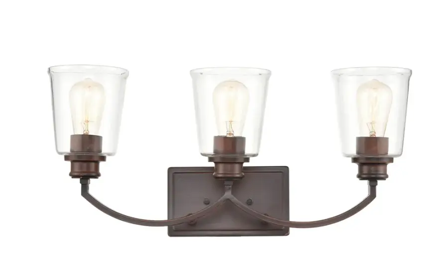 3603 Bronze Bath Vanity Light