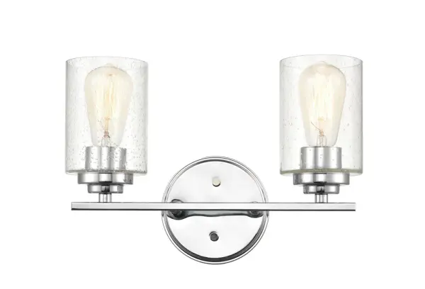 A versatile chrome vanity light that delivers clean, contemporary styling perfect for bathroom illumination. The polished chrome finish adds brightness and pairs well with modern fixtures and hardware.