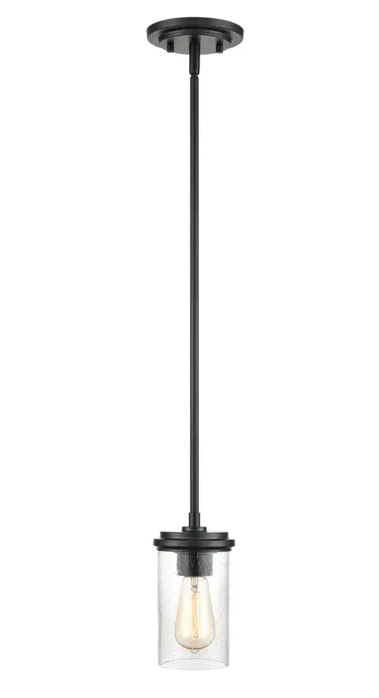 The 3811 pendant in matte black offers a contemporary aesthetic that complements a wide range of interior styles. Its neutral finish makes it adaptable to both residential and commercial settings.