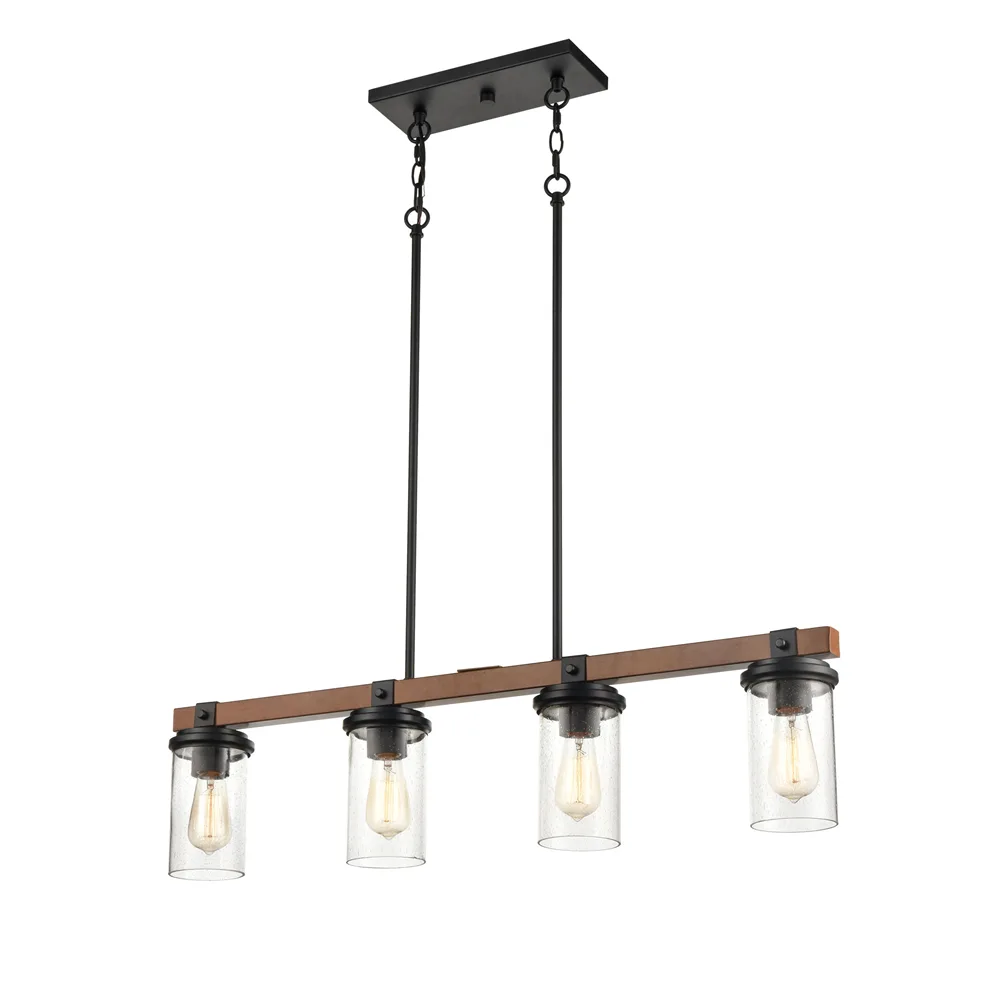 3824 Linear Chandelier in Matte Black