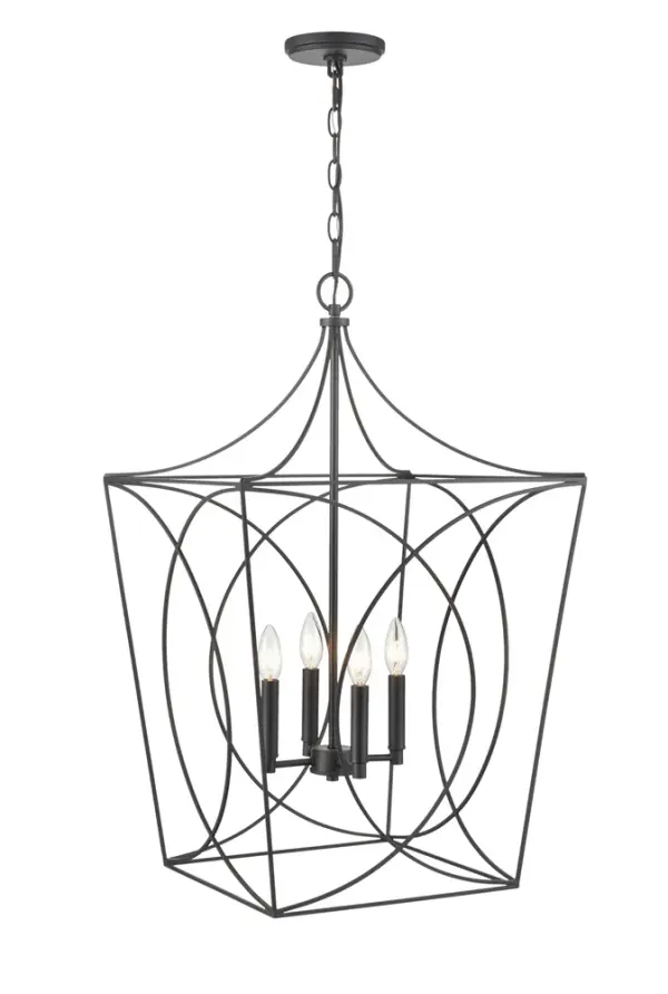The 4000 pendant in matte black offers a contemporary aesthetic that complements modern and minimalist interiors. Its versatile design works well in residential and commercial settings.