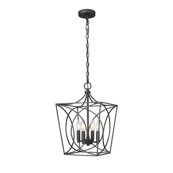 The 4001 pendant in matte black offers a contemporary aesthetic that complements modern and minimalist interiors. Its versatile design works well in residential and commercial settings.