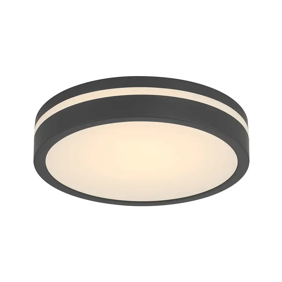 Soltra Matte Black Flush Mount