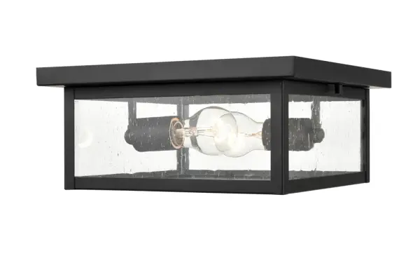 The 4122 outdoor light features a powder coated black finish designed for exterior applications. Its versatile contemporary styling complements modern and traditional architecture alike.
