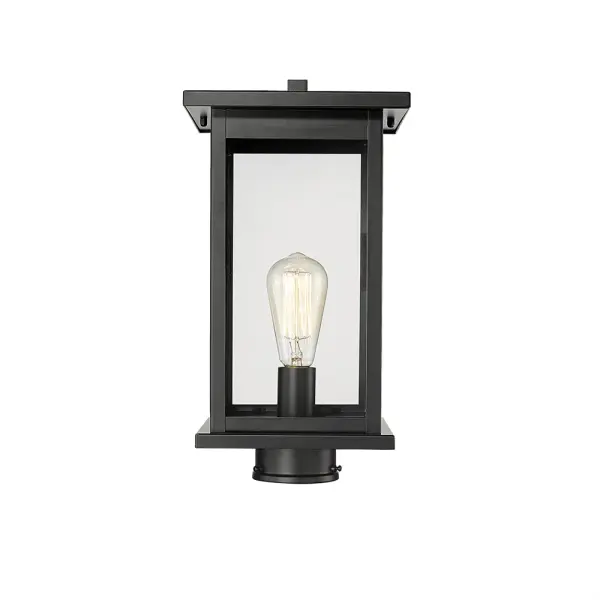 The 4124 outdoor light combines weather-resistant powder coated black finish with contemporary styling, making it ideal for modern exterior applications requiring reliable illumination.