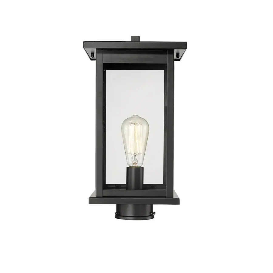 4124 Outdoor Light in Powder Coated Black