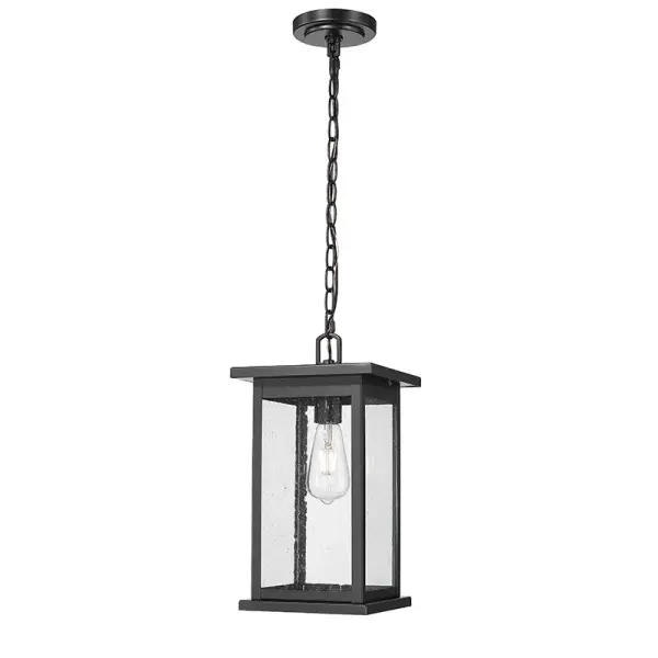 The 4125 outdoor light features a powder coated black finish designed for exterior applications. Its contemporary styling and durable construction make it suitable for residential and commercial outdoor spaces.