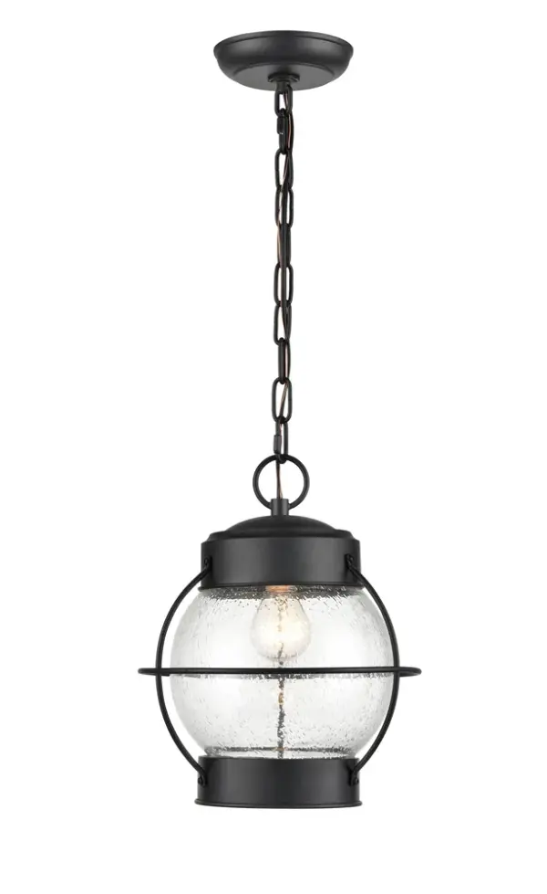 The 4172 outdoor light features a powder coated black finish designed for exterior applications. Its versatile design complements contemporary and modern architectural styles while providing reliable outdoor illumination.
