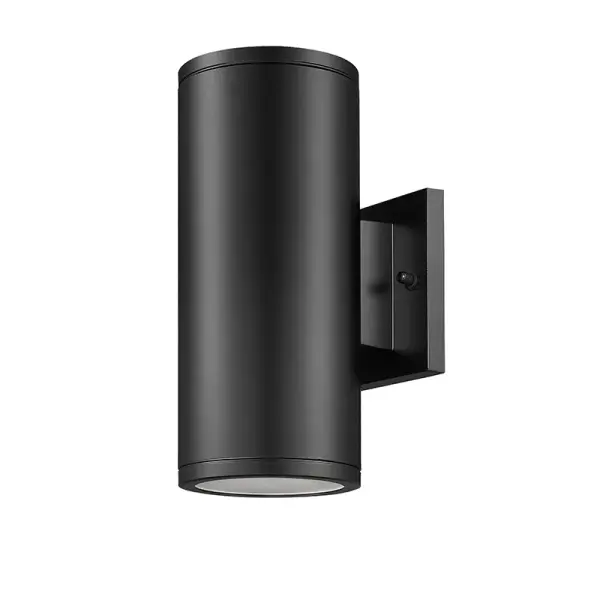 Outdoor Wall Sconce in Powder Coated Black