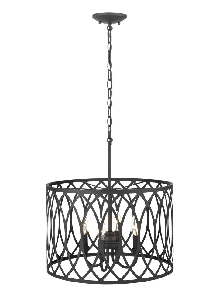 4214 Matte Black Pendant