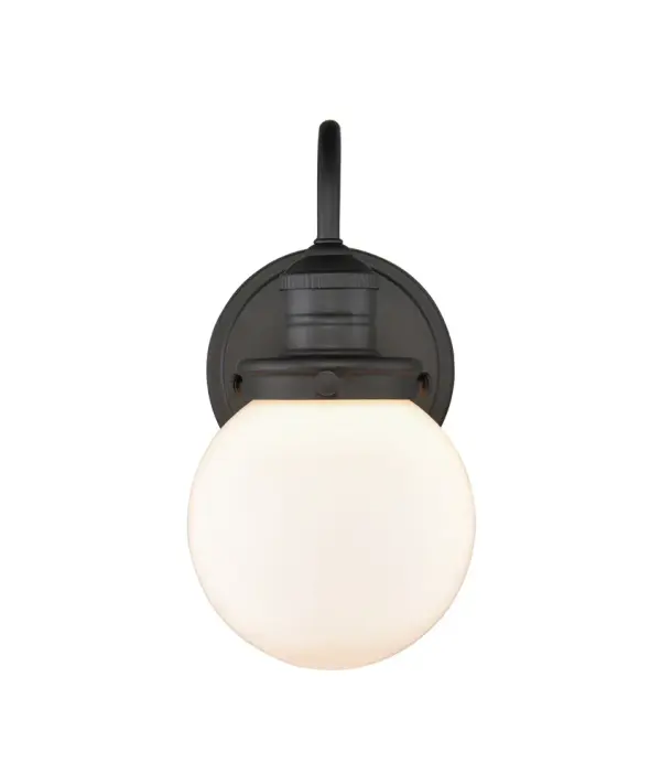 4221 Matte Black Wall Sconce
