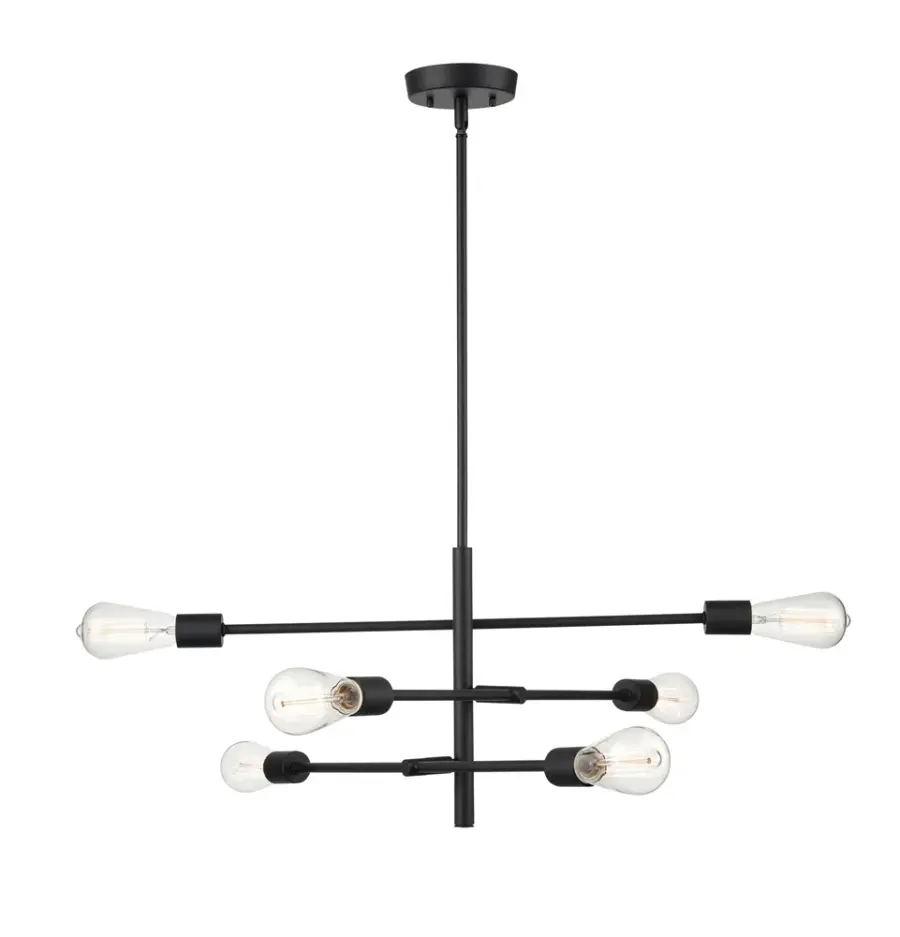 4246 Matte Black Pendant