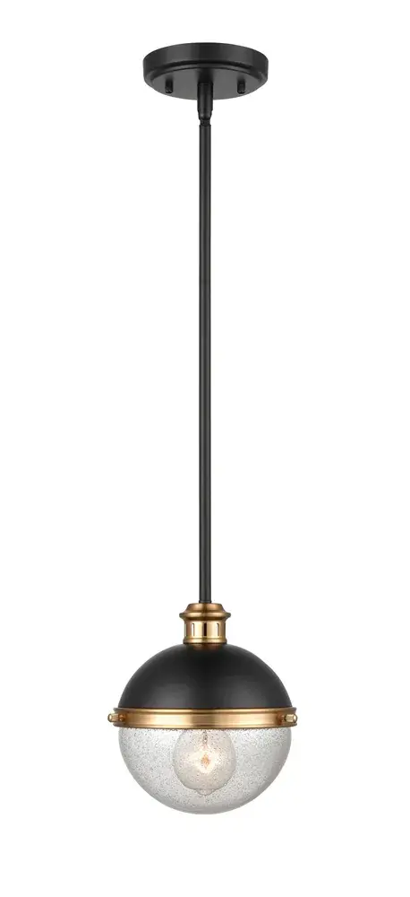 4250 Matte Black Pendant Light