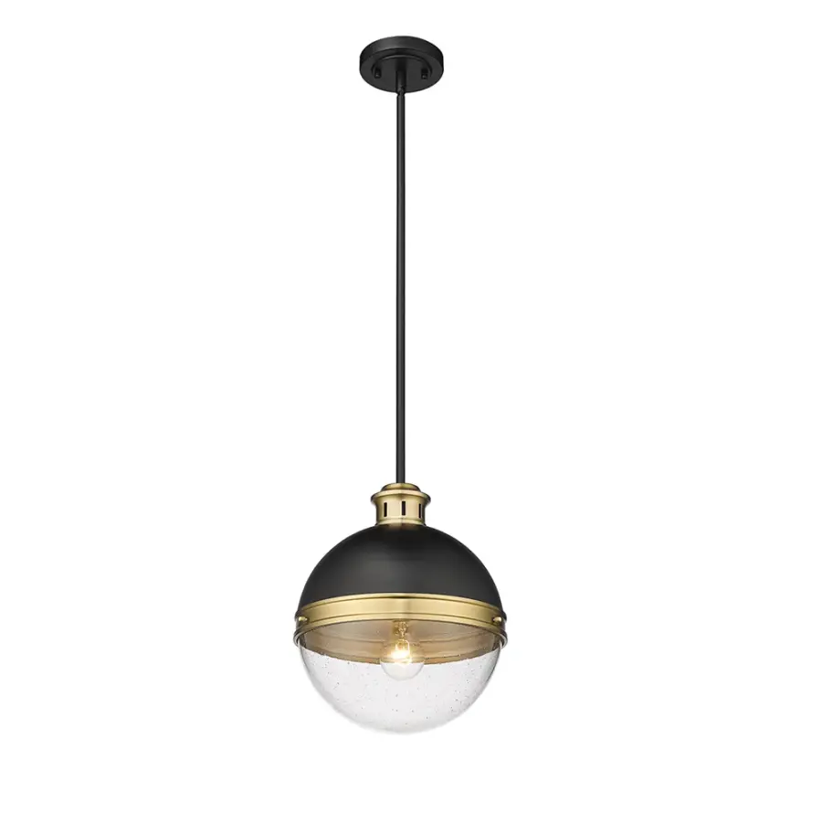 4257 Matte Black Pendant Light