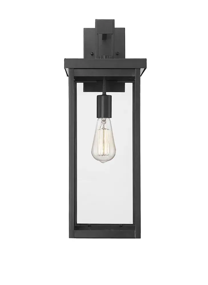 Outdoor Wall Sconce in Powder Coated Black