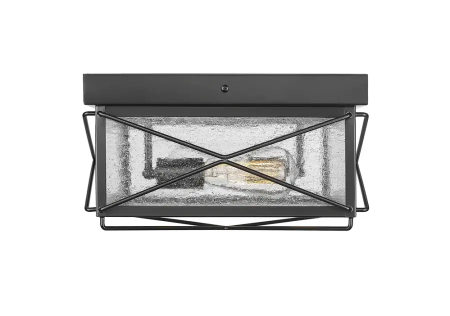 Outdoor Wall Sconce in Powder Coated Black