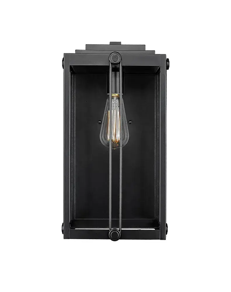 Outdoor Wall Sconce in Powder Coated Black