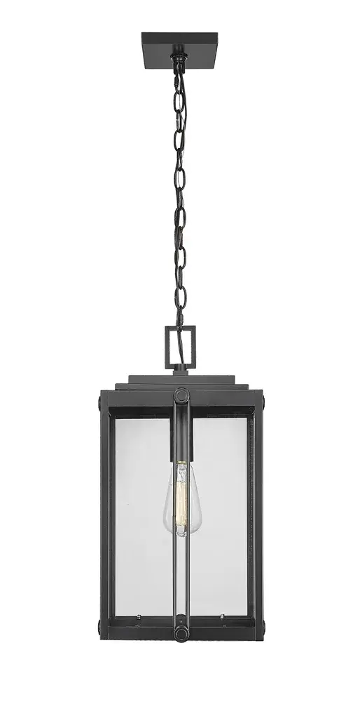 Outdoor Wall Sconce in Powder Coated Black