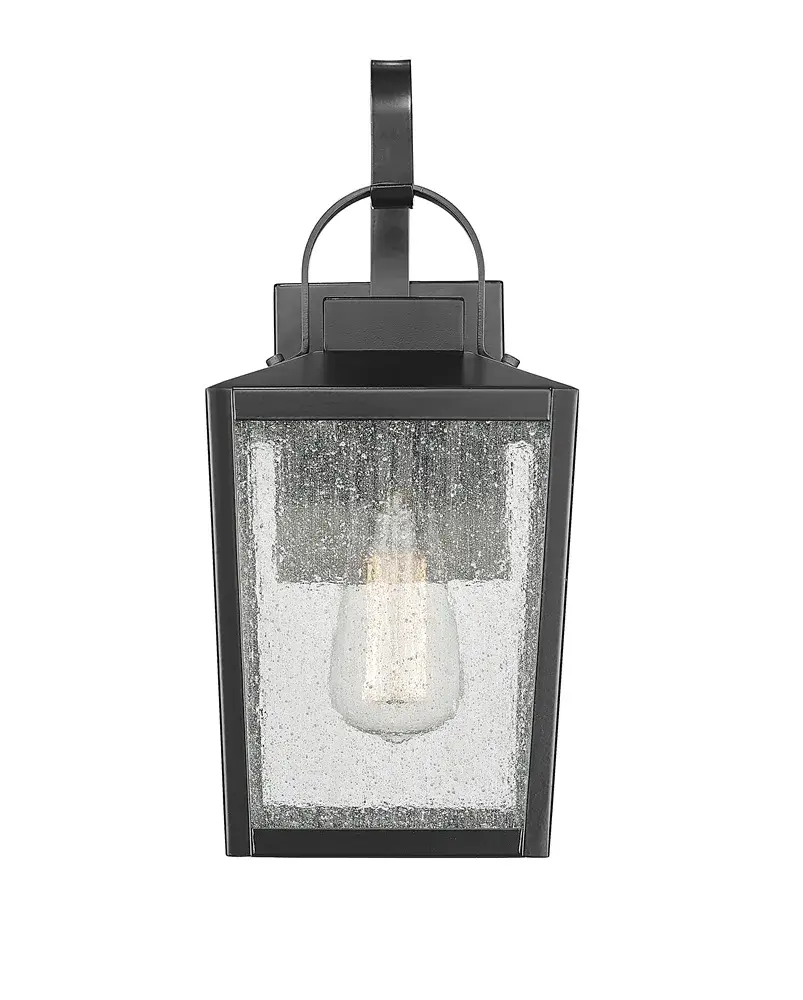 Outdoor Wall Sconce in Powder Coated Black