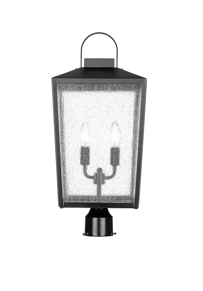 Outdoor Light Fixture in Powder Coated Black