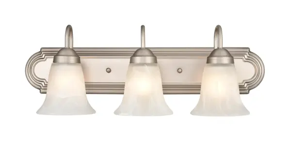 The 4283 vanity light offers a clean, transitional design in brushed nickel that complements a wide range of bathroom styles. Its neutral finish and wall-mount configuration make it ideal for residential and commercial applications.