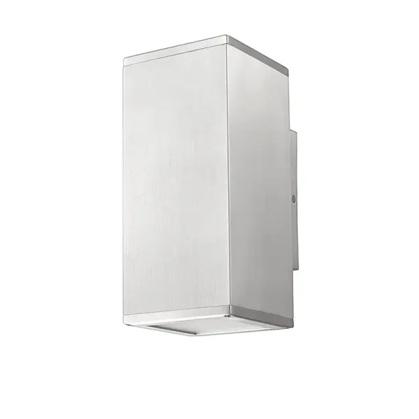 The 43001 outdoor light features a weather-resistant aluminum finish designed for exterior applications. Its metal construction provides durability for outdoor environments.