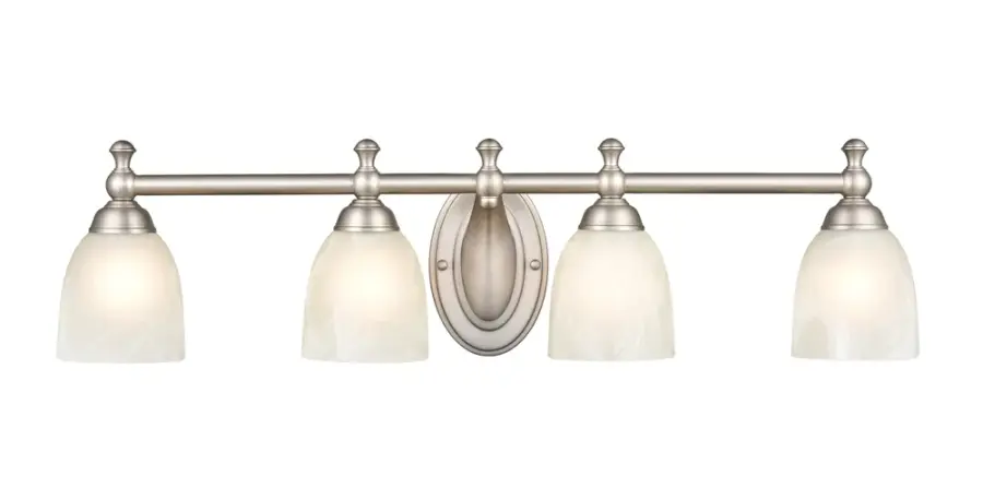4304 Bath Vanity Light in Brushed Nickel