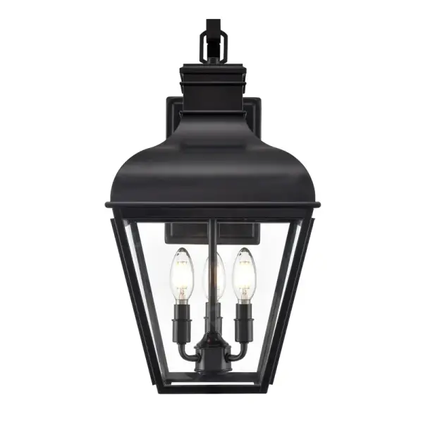 This outdoor light from the 43103 collection features a modern matte black finish that complements contemporary exterior designs. Suitable for residential and commercial outdoor applications.