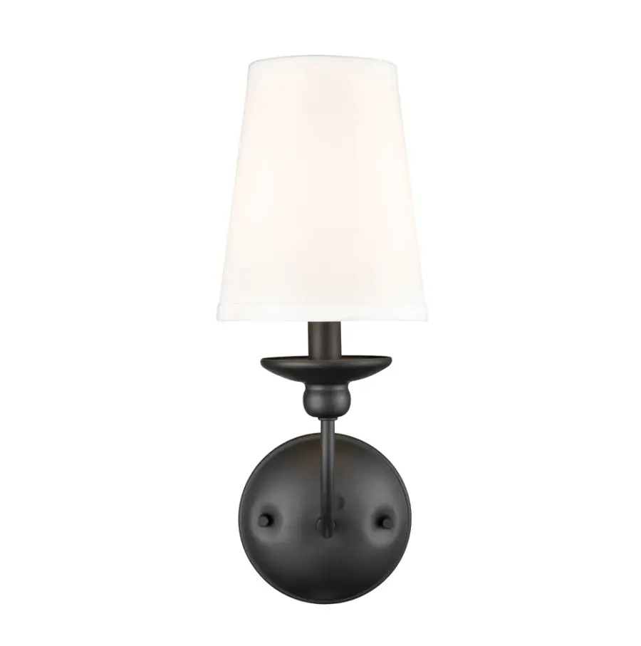4381 Matte Black Wall Sconce