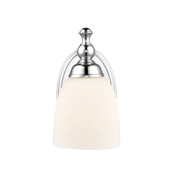 A versatile chrome vanity light that delivers clean, contemporary styling perfect for bathroom illumination. The polished chrome finish adds brightness and pairs well with modern fixtures and hardware.