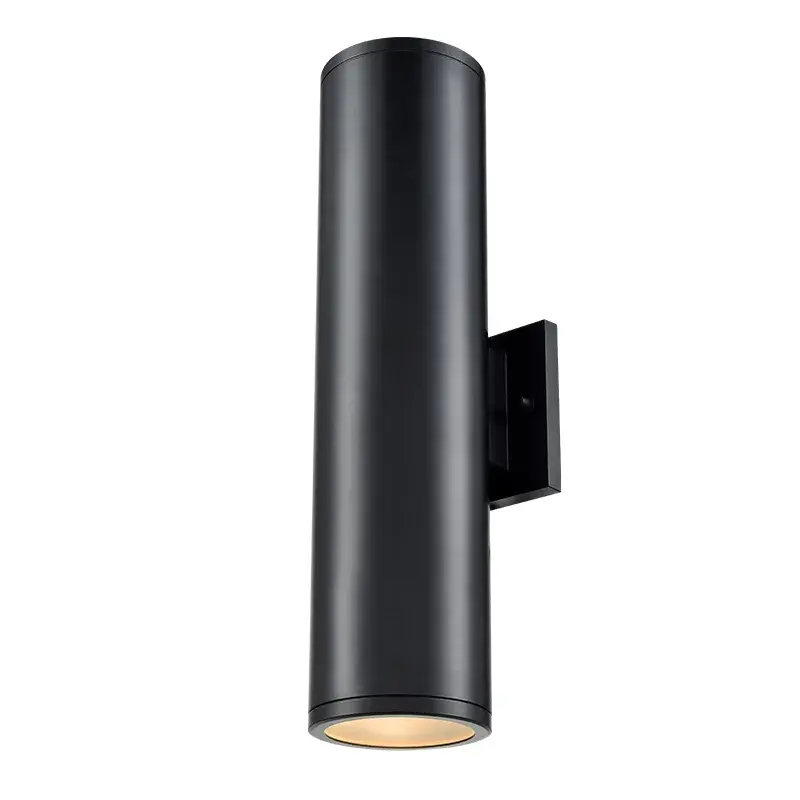 Durable Outdoor Wall Sconce with Modern Black Finish