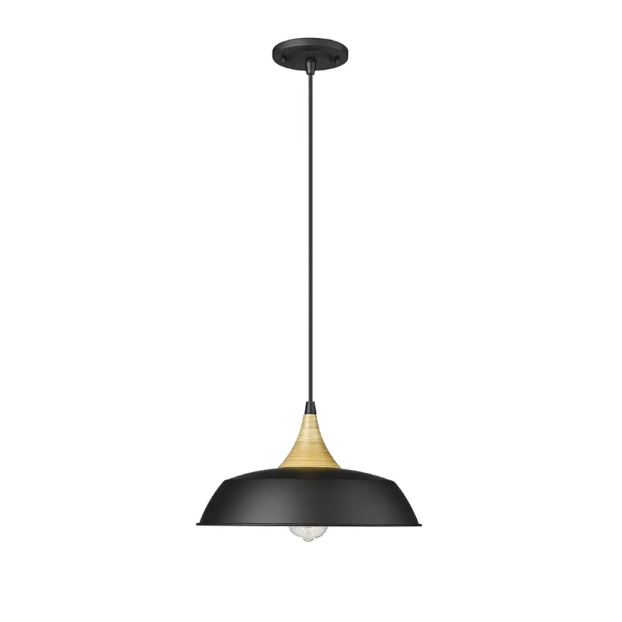 4511 Matte Black Pendant