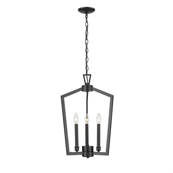 The 4523 pendant in matte black offers a clean, contemporary aesthetic that complements modern and industrial interiors. Its neutral finish makes it adaptable to various room settings and design schemes.