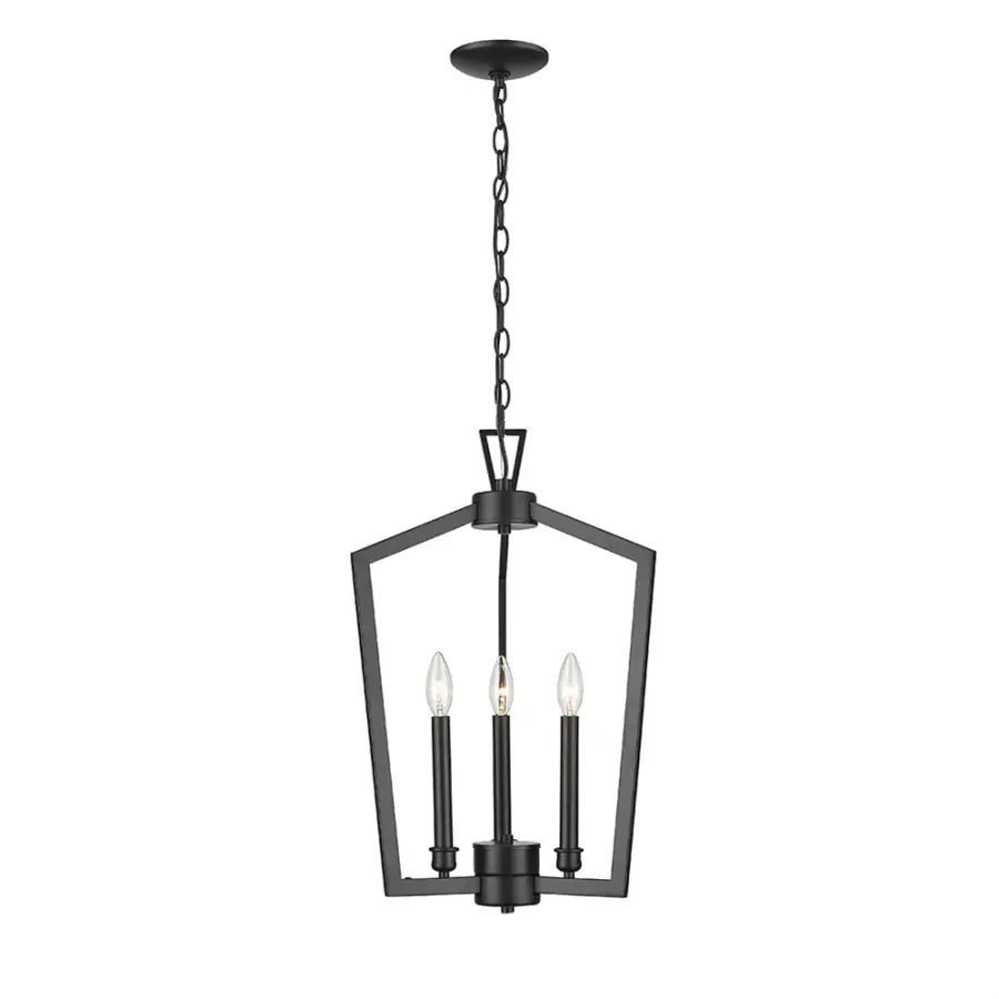 4523 Matte Black Pendant