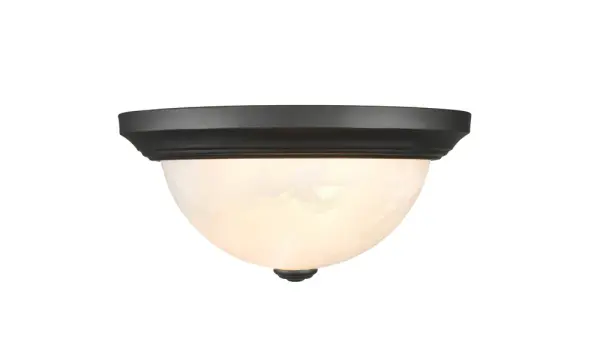 The 4601 flush mount delivers contemporary style with its clean matte black finish. Perfect for low-ceiling areas, hallways, and modern interiors where a streamlined profile is essential.