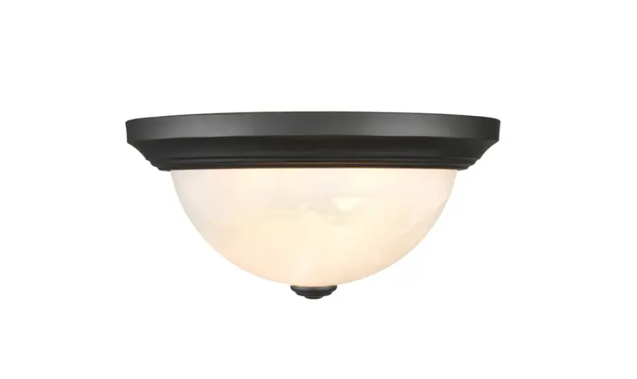 4601 Flush Mount in Matte Black