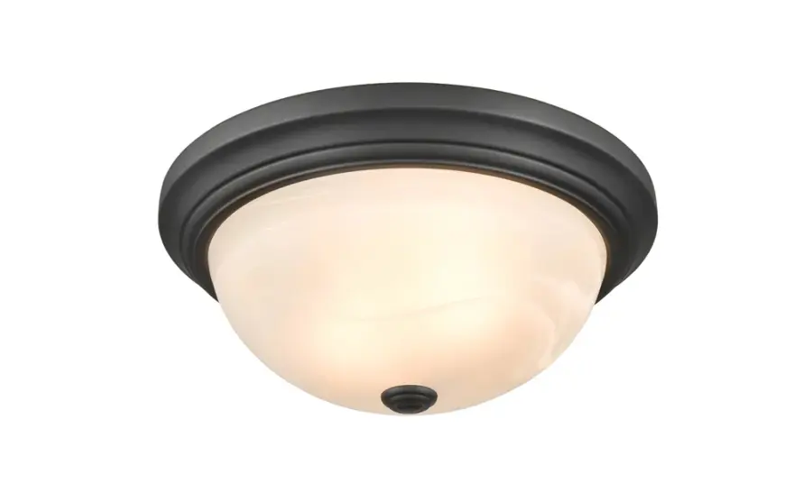 4603 Matte Black Flush Mount
