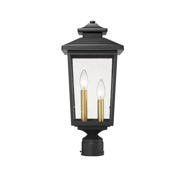 The 4644 outdoor light combines weather-resistant powder coated black finish with contemporary styling, making it ideal for modern exterior applications requiring reliable illumination.