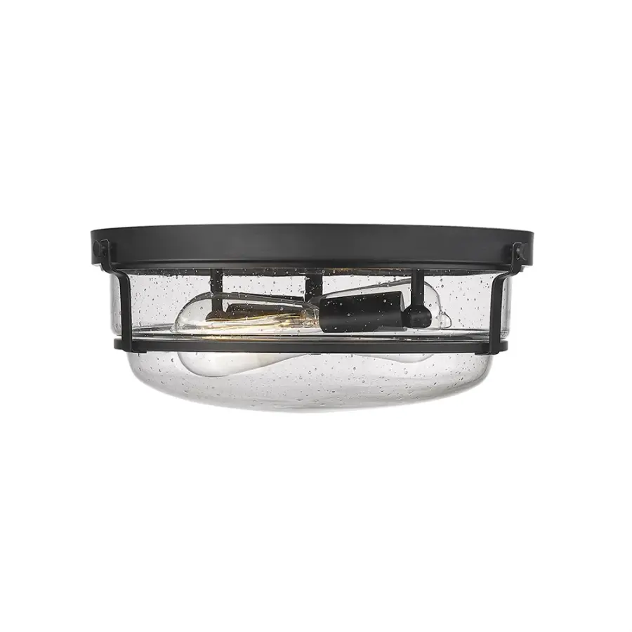 4652 Matte Black Flush Mount