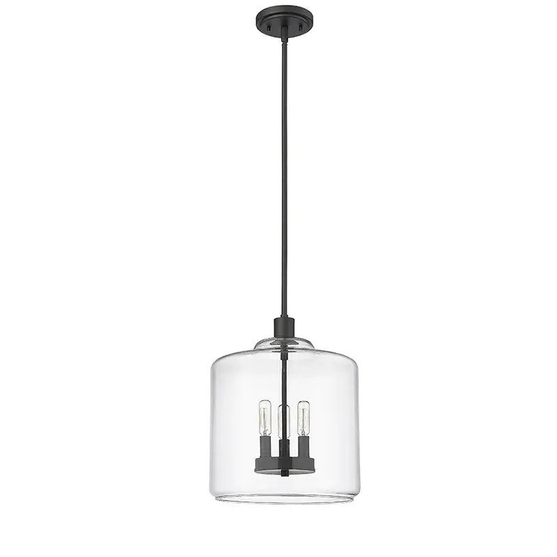 Matte Black Pendant Light