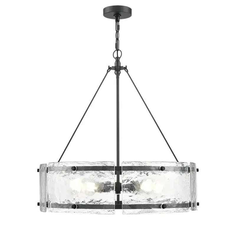 Matte Black Chandelier