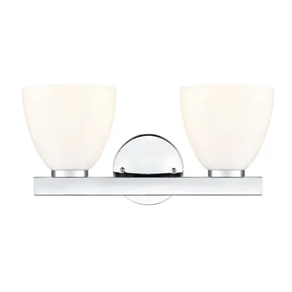 A versatile chrome vanity light that delivers clean, contemporary styling perfect for bathroom illumination. The polished chrome finish adds brightness and pairs well with modern fixtures and hardware.
